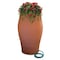 Emsco Group Stoneware Urn Rain Barrel, Includes Planter, Diverter, Outlet Hose, 85 Gallons, Terracotta 2264-1 - alternate 1